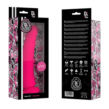 Dildo in Silicone Medicale Sicuro Made in USA 20 cm Rosa